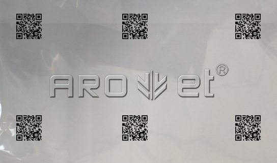 凯时A-one高速UV喷码机在PE膜上喷二维码